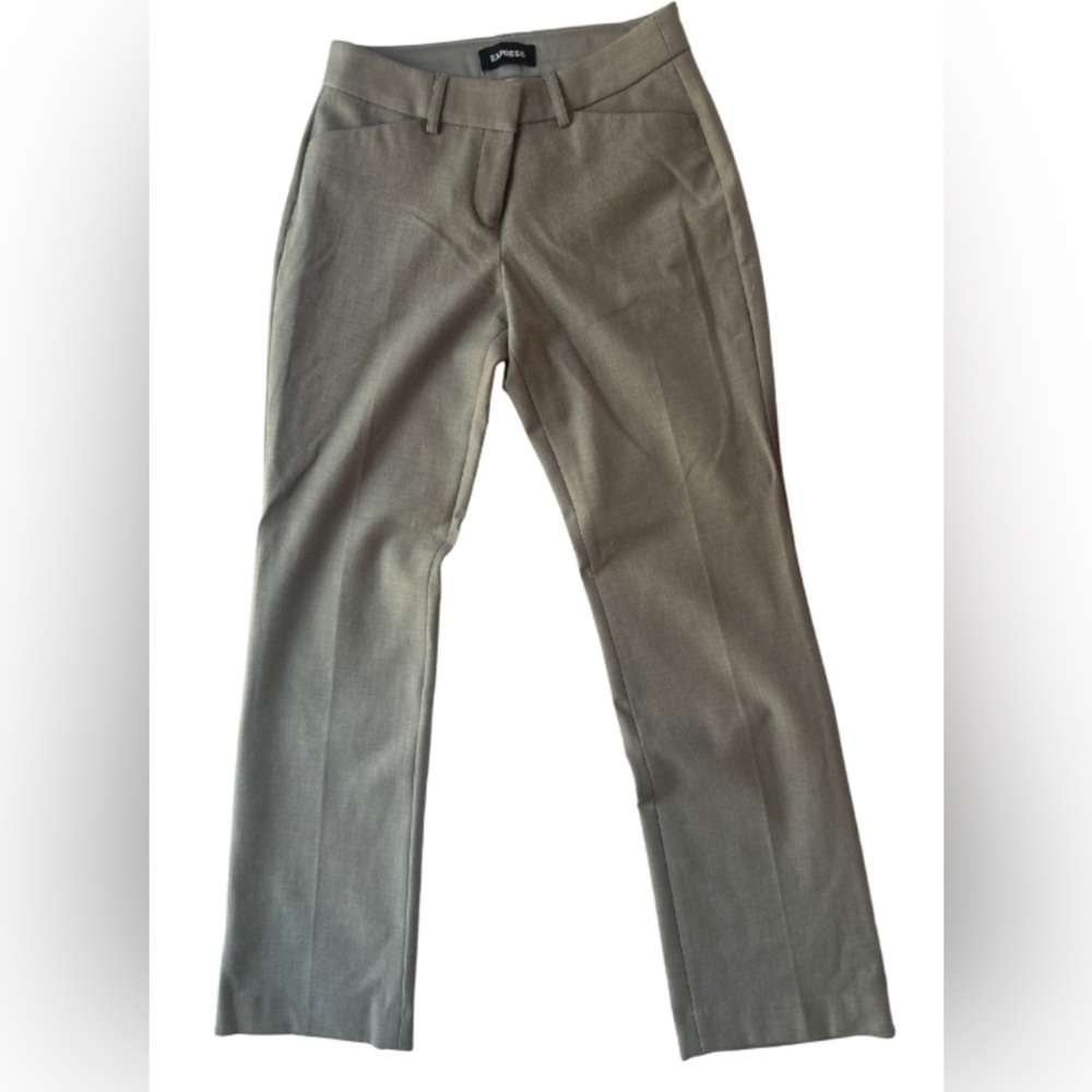 Express Editor Barely Boot Low Rise Dress Pants